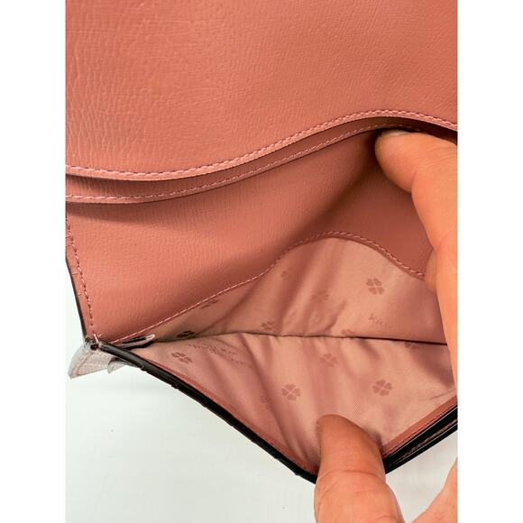 Retail $148 - Kate Spade Morgan Continental Wristlet in Pink*Excellent Condition - Picture 7 of 14